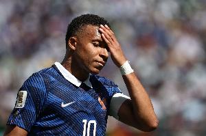 1966世界杯以来，法国3次半场射门少于2次：今天和2018、2022决赛