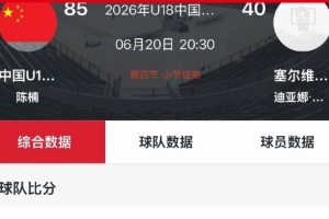 全程压制！U18女篮轻取塞尔维亚 拿下热身赛三连胜